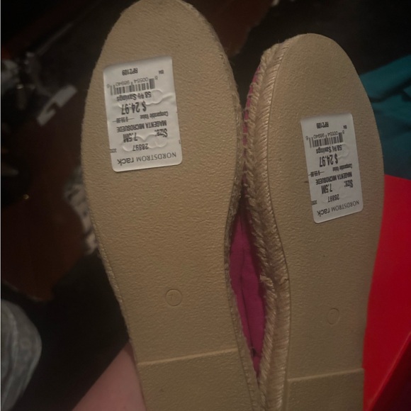 Rampage Pink Espadrille Flats - Picture 2 of 2